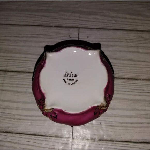 Vintage Irice Courting Couple Print Jewelry Trinket Box Made In Germany - Picture 4 of 9